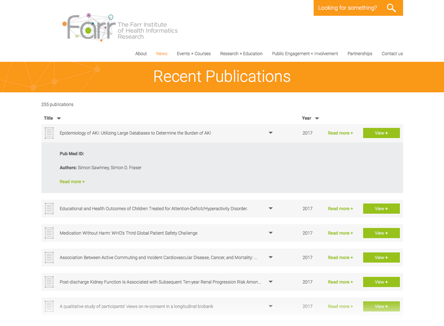 The Farr Institute